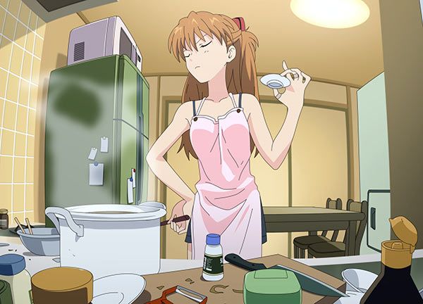 Yay, anime girls cooking