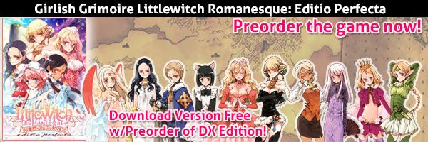 Preorder Littlewitch Romanesque, a great new English-translated "H" game!