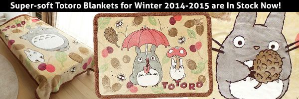 Totoro Blankets Now in stock!