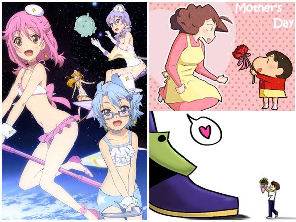 Mothers in anime, and a magical girl anime about Subaru cars?