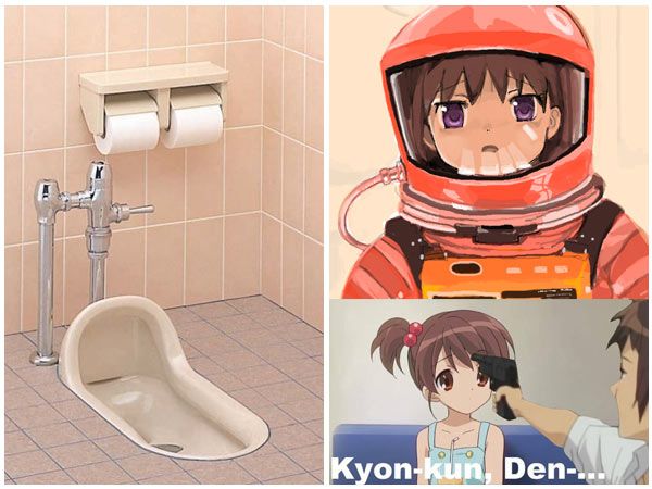 Getting used to toilets in Japan, and my anime obsession.