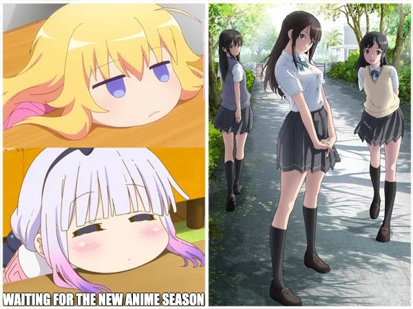 Seiren girls and kanna kobayashi and gabriel dropout in the new anime season