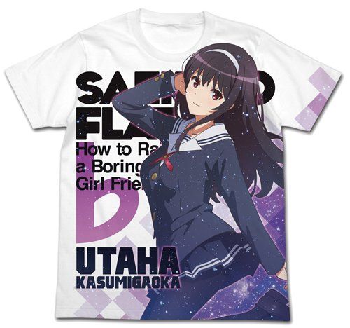 Saekano Utaha Kasumigaoka Full Graphic T Shirt