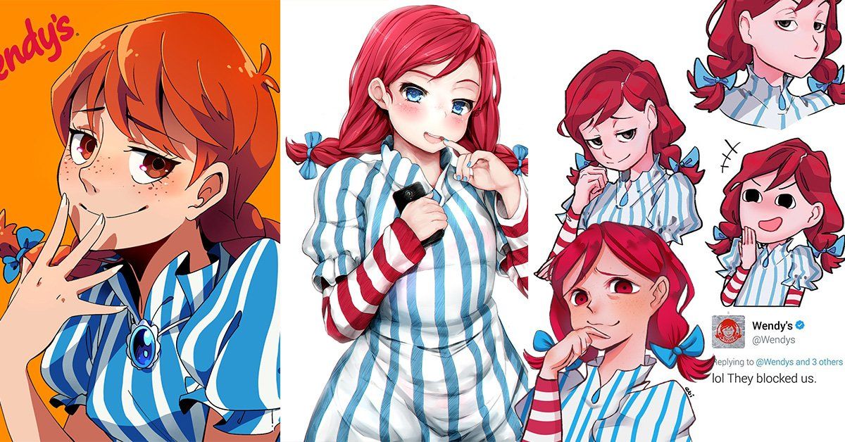 Wendys Mascot Is Now A Popular Smug Anime Girl - J List Blog.