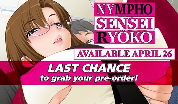 Nympho Sensei Ryoko ships soon!