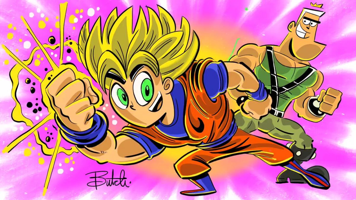 Fairly Odd Parents Creator Draws Anime In His Style Goku X Jorgen