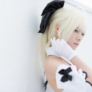 Fate Stay Night Saber Lily Cosplay 0020