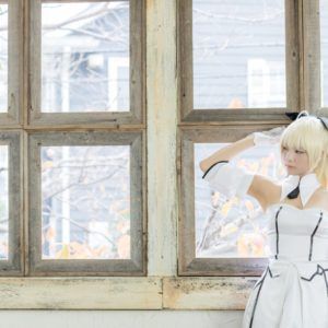 Fate Stay Night Saber Lily Cosplay 0030