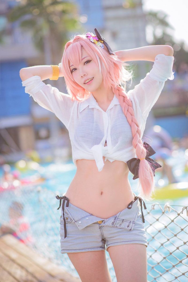 Trap cosplayer