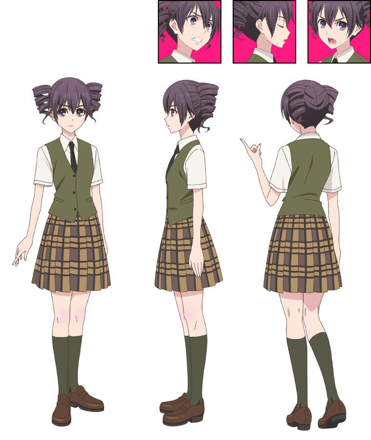 Citrus Anime Character Designs Himeko Momokino