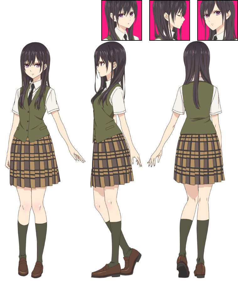 Citrus Anime Character Designs Mei Aihara