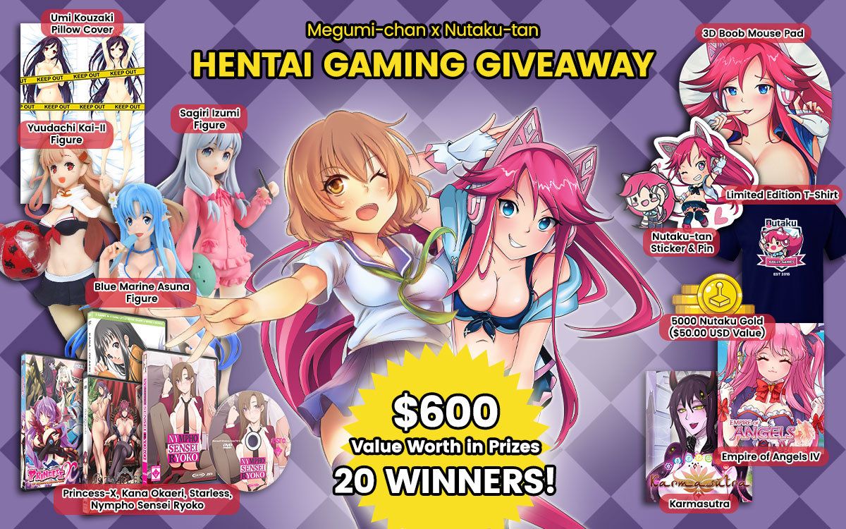 Megumi Chan And Nutaku Tan Team Up Hentai Gaming Giveaway