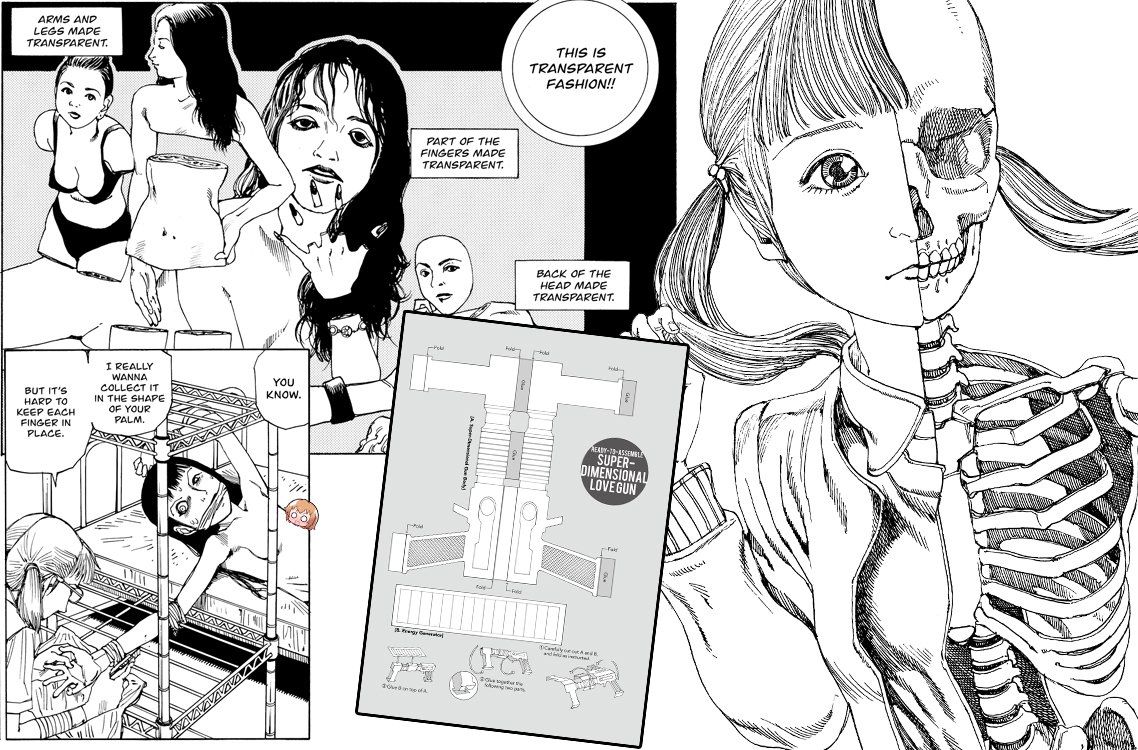 Shintaro Kago Super Dimensional Love Gun Fakku Hentai Manga 07