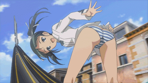 Strike Witches Ass Slapping Gif