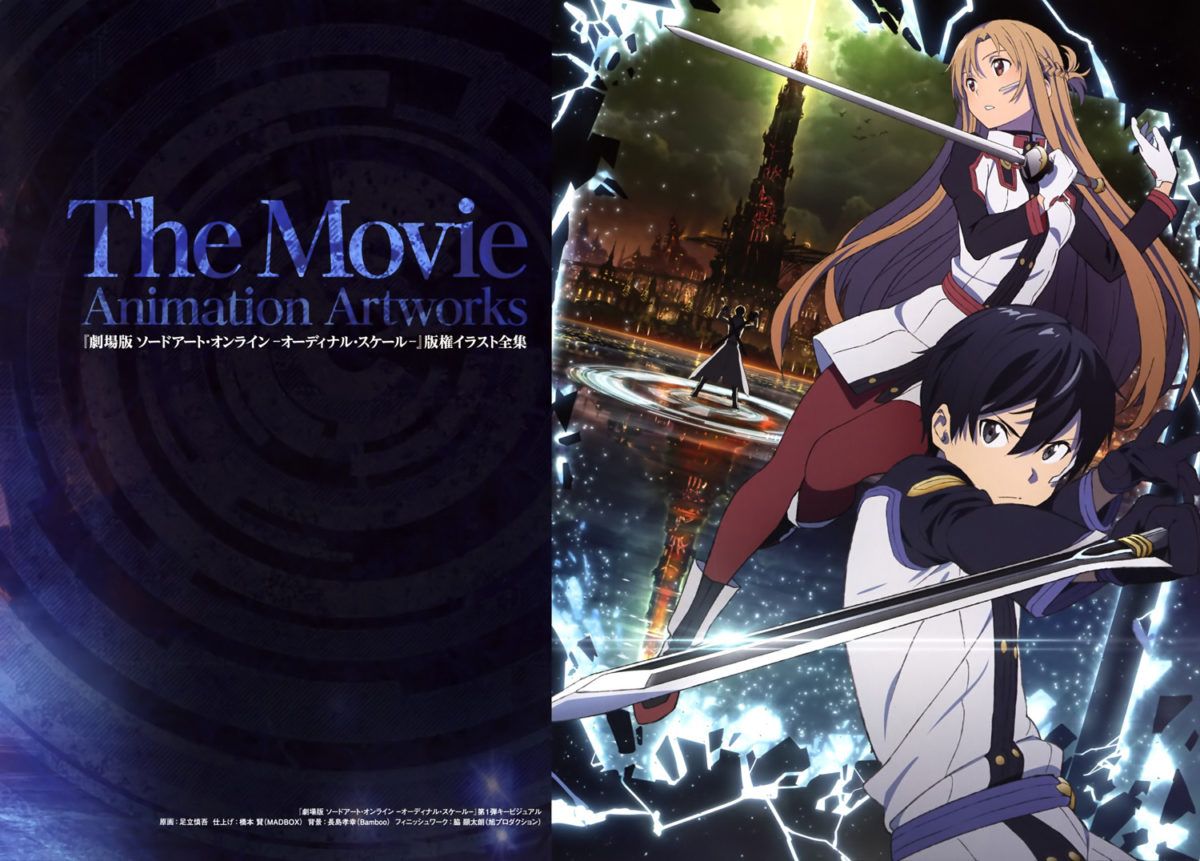 Sword Art Online The Movie Ordinal Scale Animation Artworks Book 0001