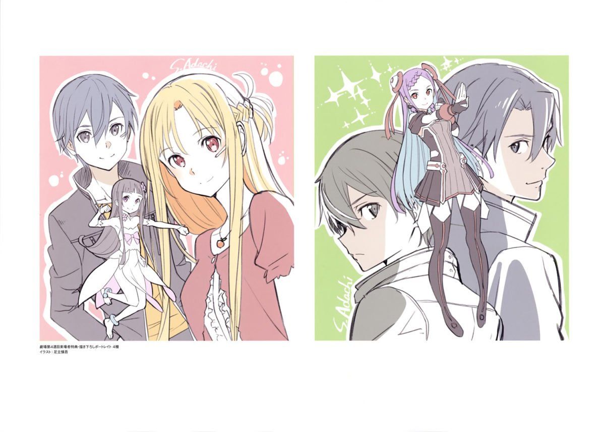 Sword Art Online The Movie Ordinal Scale Animation Artworks Book 0009