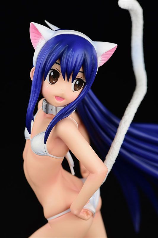 Fairy Tail Wendy Marvell Cat Figure 0019