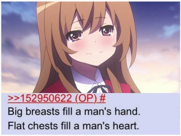 Big Breasts Fill A Man's Hand Flat Chest Fill A Man's Heart