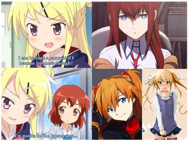 Half Japanese Anime Characters