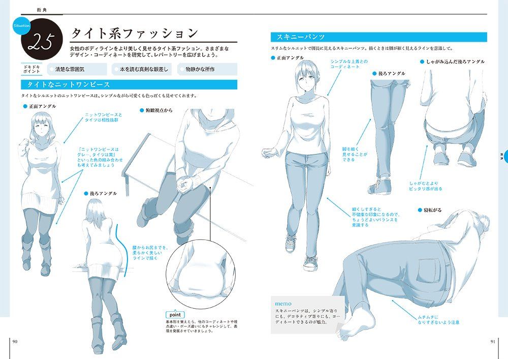 Collection Of Girls’ Mannerisms That Are A Little Exciting A Wonderful Art Book From Japan 6