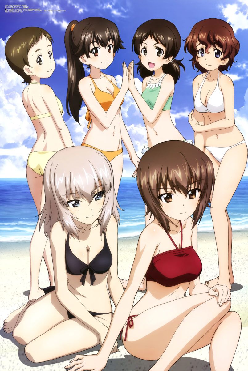 Megami MAGAZINE June 2018 Anime Posters Girls Und Panzer