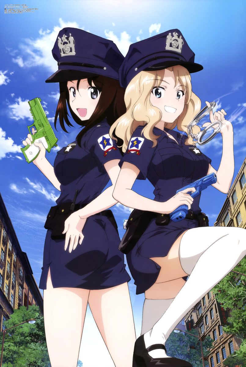 Megami Magazine August 2018 Anime Poster Girls Und Panzer