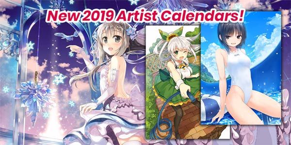2019 Anime Artist Calendars 9mm7n
