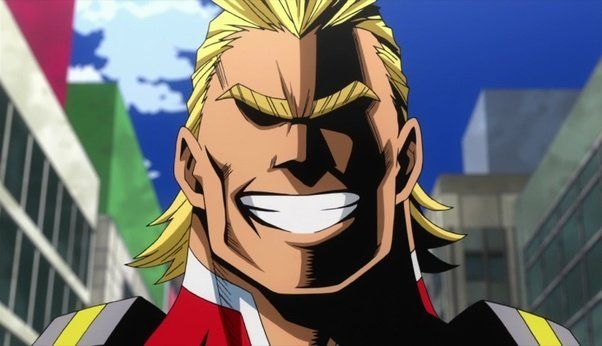 All Might Anime Face