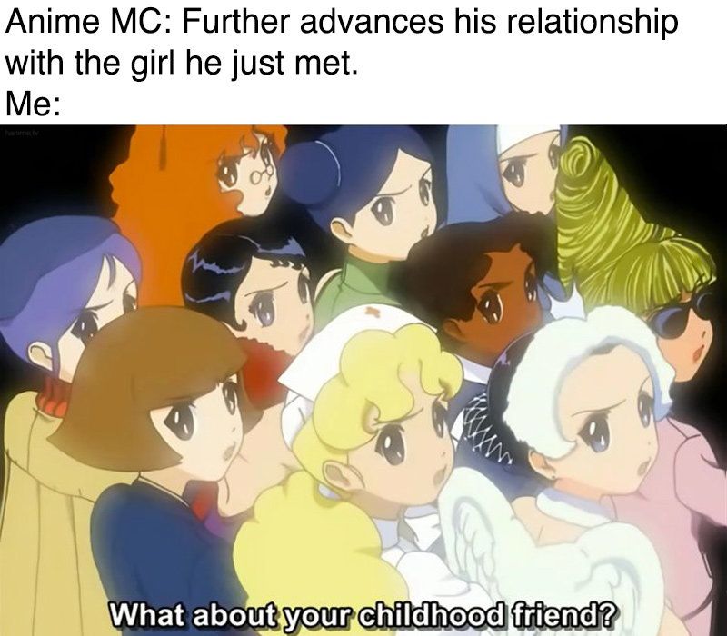 Anime Childhood Friend 