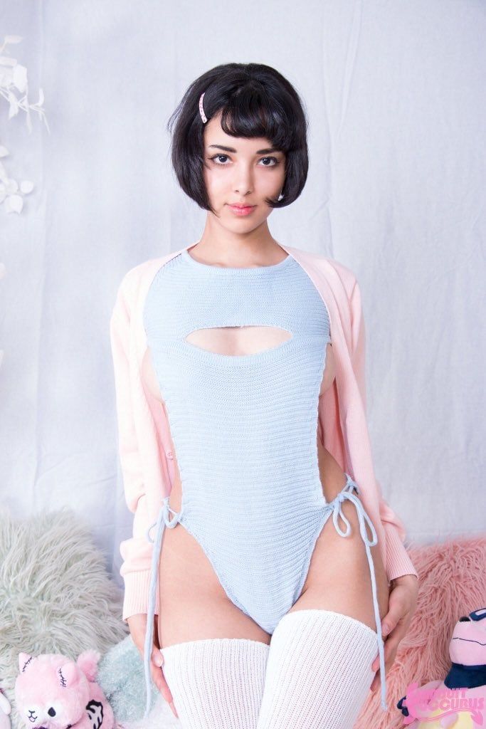 Swimsuit Succubus Hollow Out Sweater With String Bikini Cosplay 1