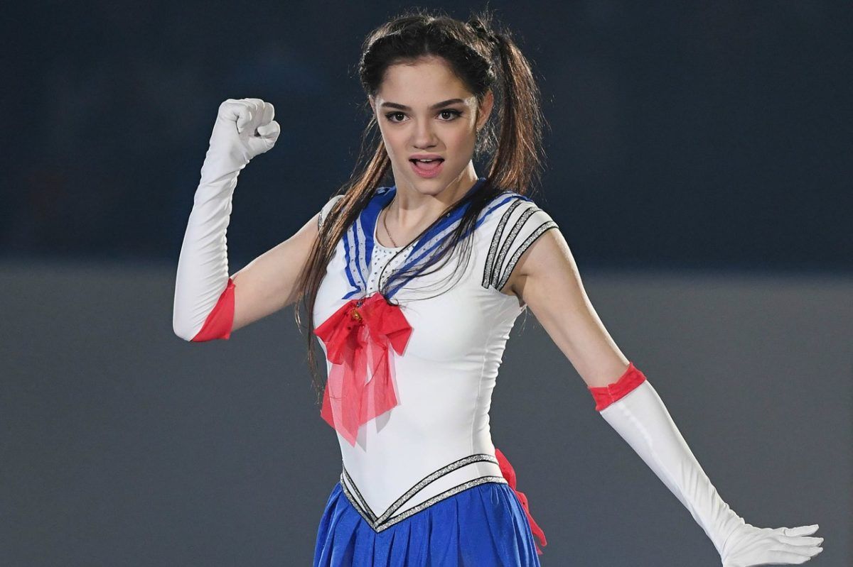 Medvedeva Sailor Moon Olympic Skaters Cosplay