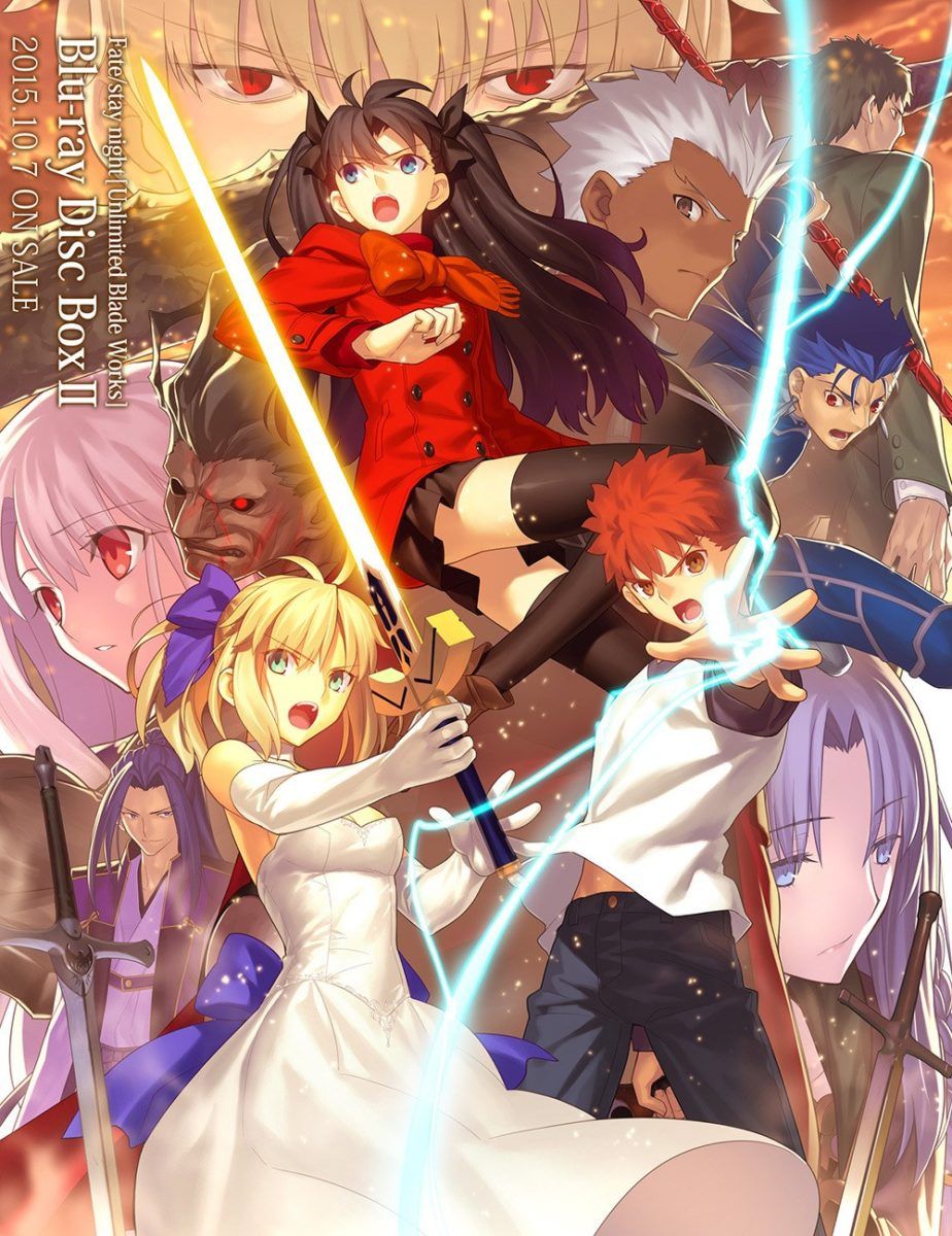 Fate Stay Night Unlimited Blade Works Blu Ray Box 2 Visual