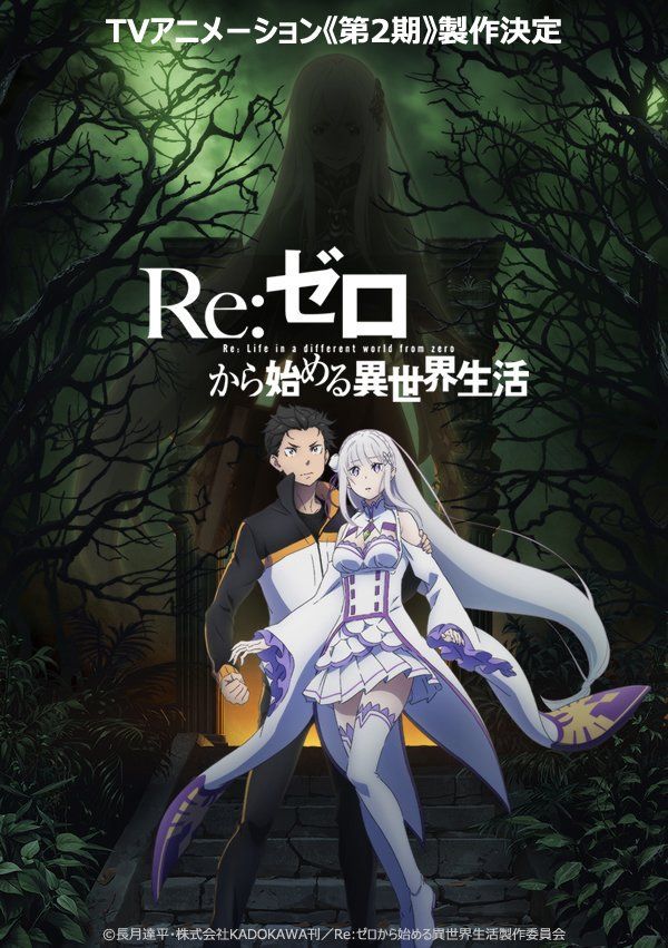 Re Zero Second Season Anime Visual