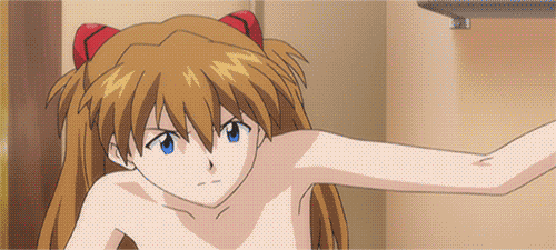 Asuka naked evangelion 