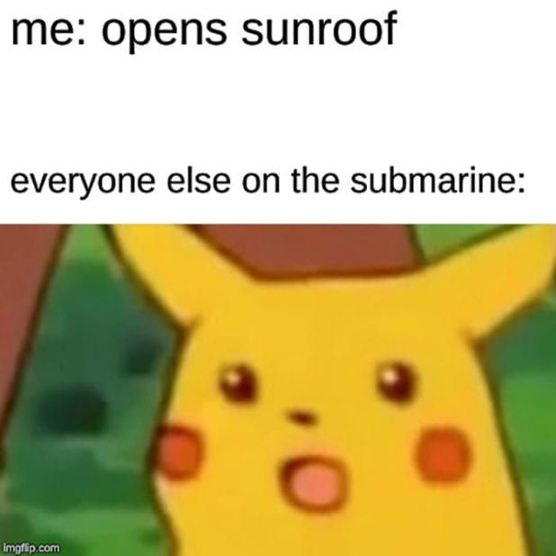 Surprised Pikachu Submarine 618x618