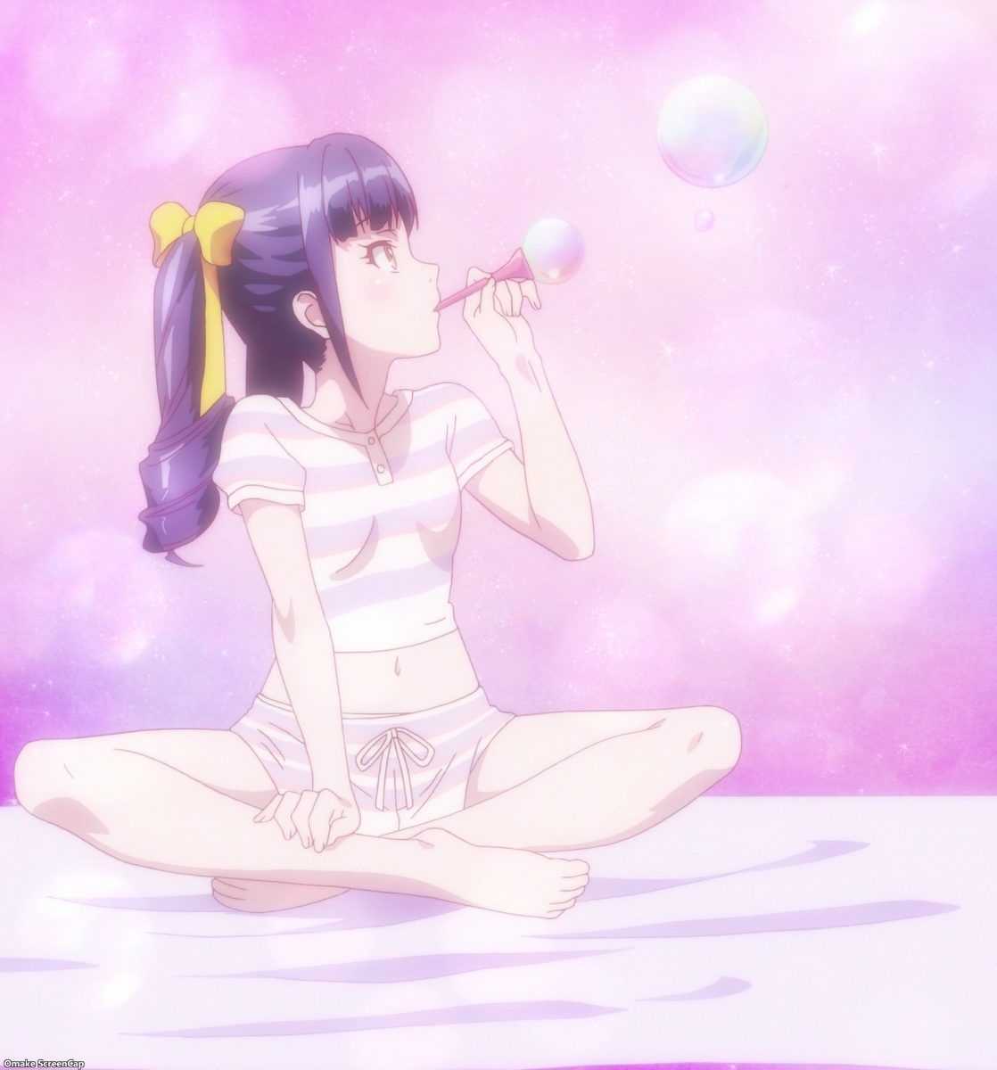 Kandagawa Jet Girls OVA Ziyu Blows Bubbles