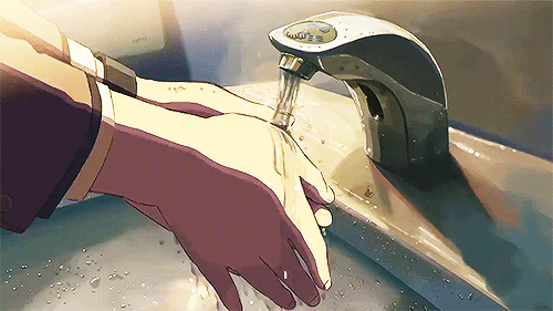 Anime Washing Hands