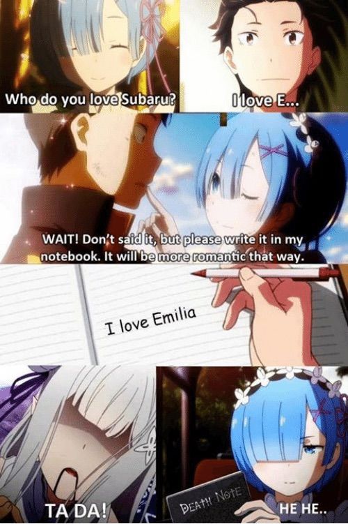 Re Zero I Love Emilia