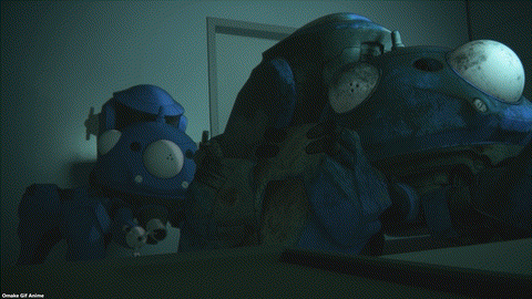 Ghost In The Shell SAC 2045 Episode 6 Other Tachikoma Tugs At Tachikoma