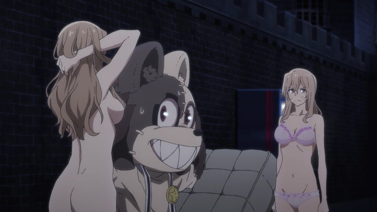 Gleipnir Episode 4 Shuuichi Looks At Naked Clair