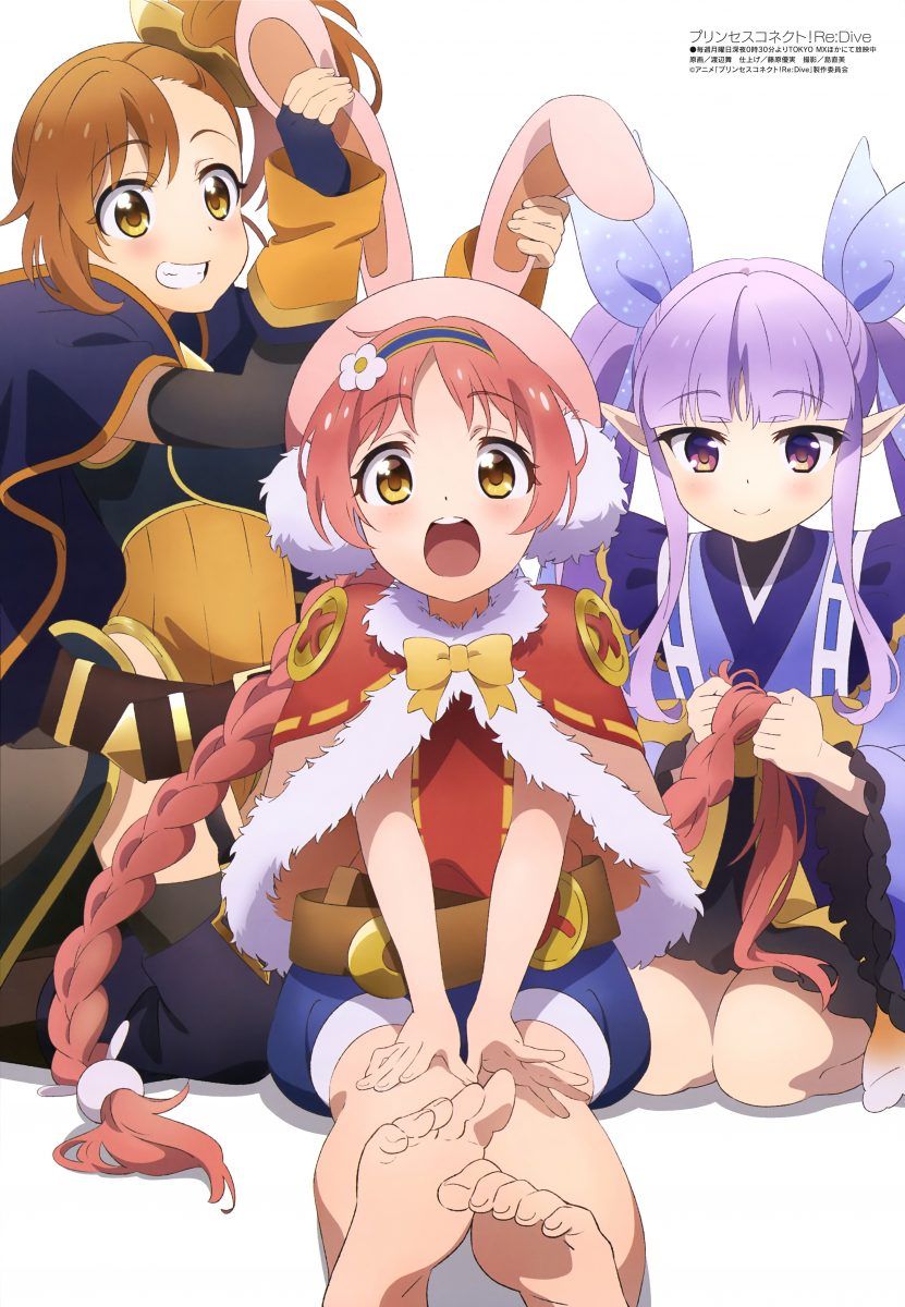 Megami Magazine July 2020 Anime Posters Princess Connect! Re Dive
