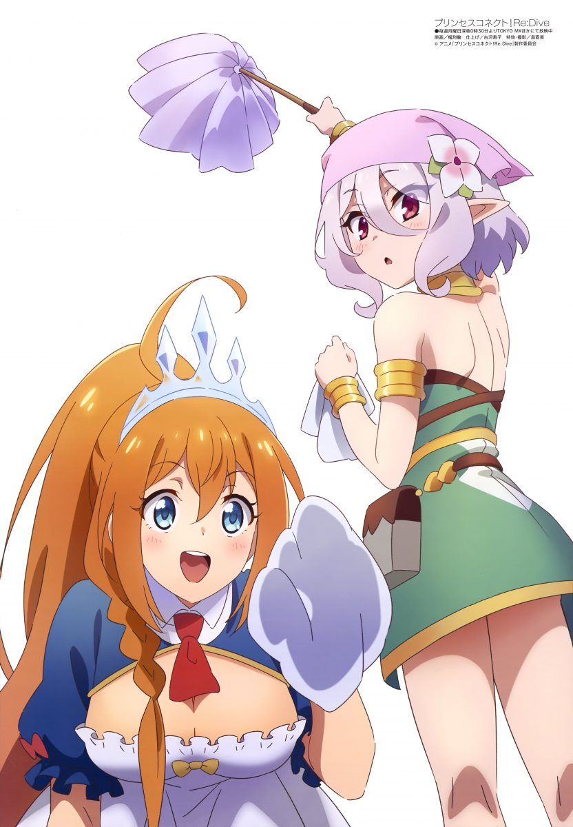 Megami Magazine June 2020 Anime Posters Princess Connect! Re Dive