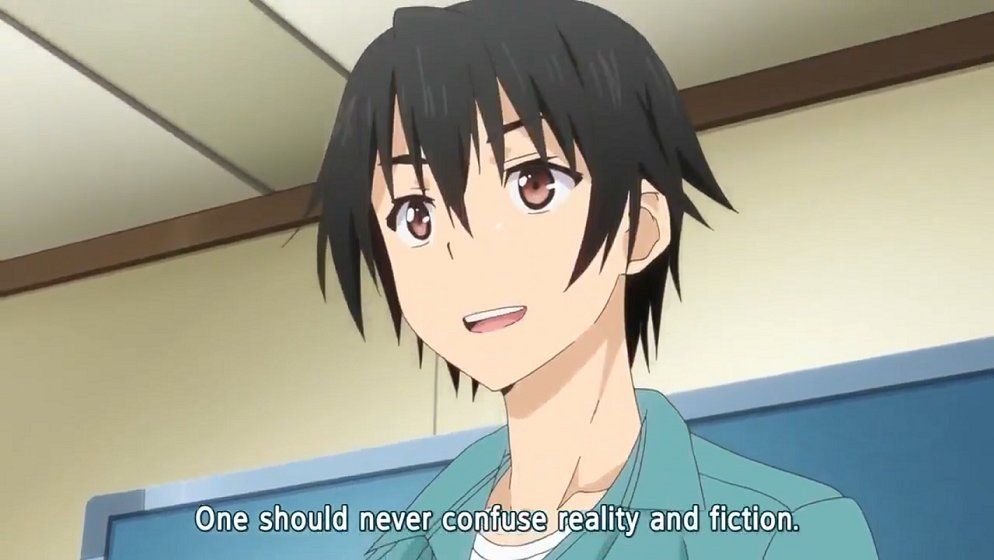 oniai one should never confuse reality with fiction
