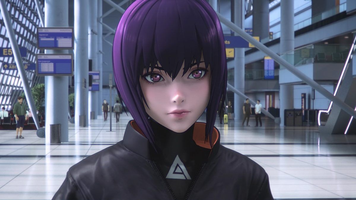 Ghost In The Shell SAC 2045 Episode 7 Motoko At The Airport