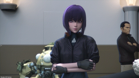 Ghost In The Shell SAC 2045 Episode 8 Motoko Enters Secure Chat Room