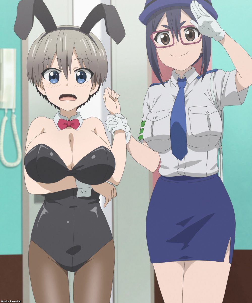 Uzaki Chan Wa Asobitai! Episode 11 Officer Ami Bunny Girl Uzaki