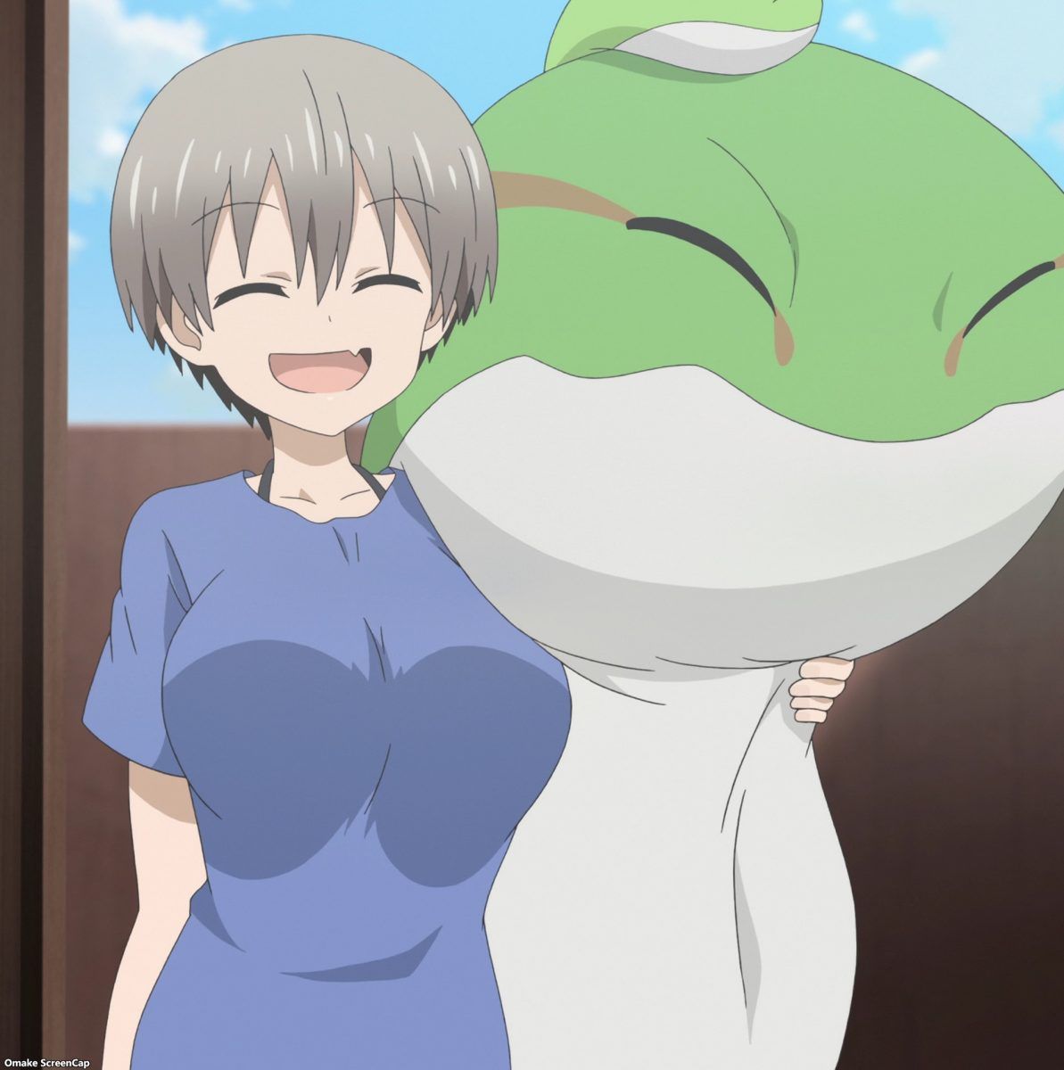 Uzaki Chan Wa Asobitai! Episode 11 Uzaki Brings Froggy Bean Bag
