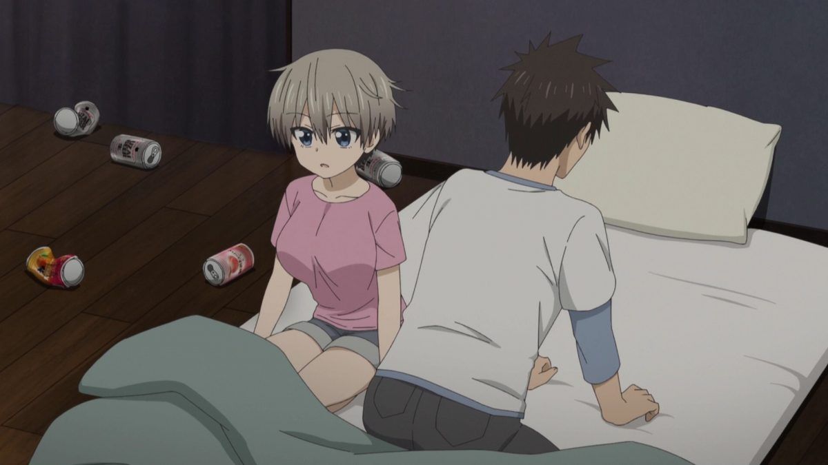 Uzaki Chan Wa Asobitai! Episode 12 [END] Uzaki Sakurai Share A Bed