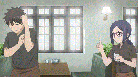 Uzaki Chan Wa Asobitai! Episode 9 Ami Disciplines Sakurai With Water