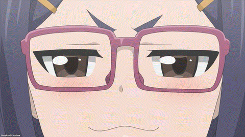 Uzaki Chan Wa Asobitai! Episode 9 Ami Glasses Glint